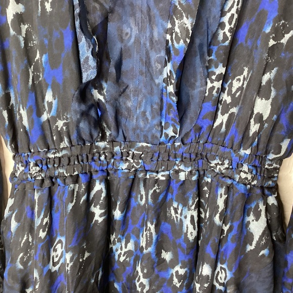 Ramy Brook Silk Animal Print Dress XS - Picture 5 of 12